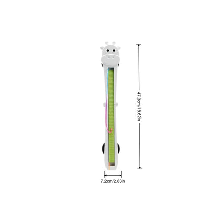 Automatic Interactive Cat Toy, Wall Mounted Cat Teaser Wand with Moving Rope, Indoor Kitten Exercise Toy for Bored Cats