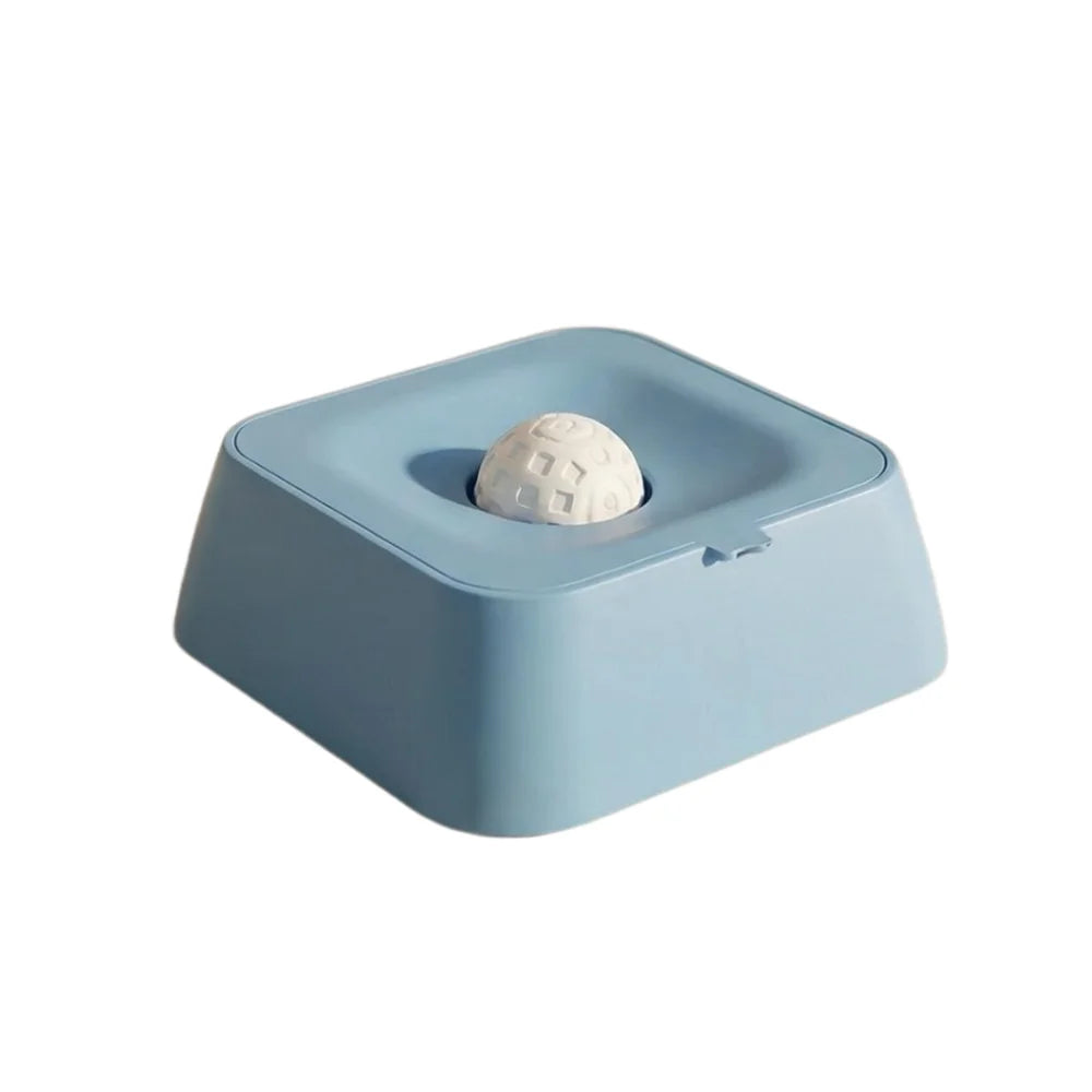 Lick Bowl with Rolling Ball Pet Slow Feeder  Training Bowl