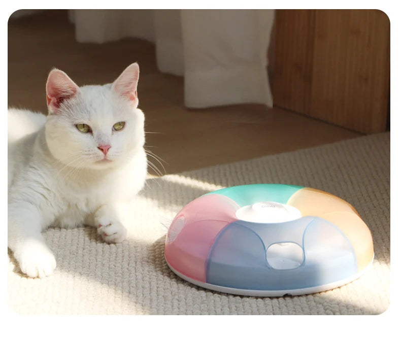 Smart Cat Toy, Whack-a-Mole Game, Automatic Hide and Seek Wand